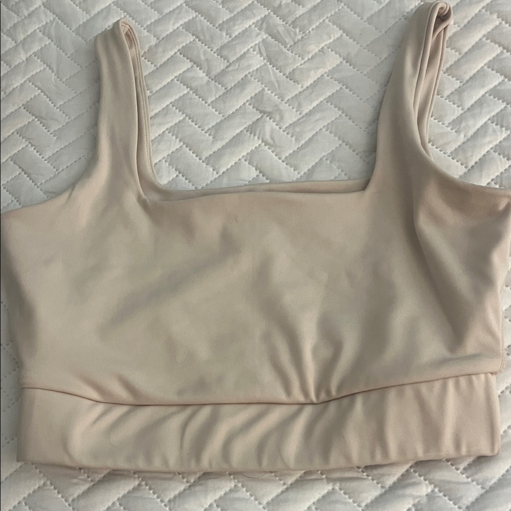 Women's Tan  Sports Bra Sz M